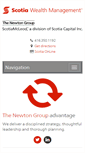 Mobile Screenshot of newtongroupwealth.com